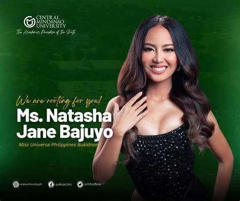 Miss Universe PH Natasha Jane Bajuyo – Central Mindanao University
