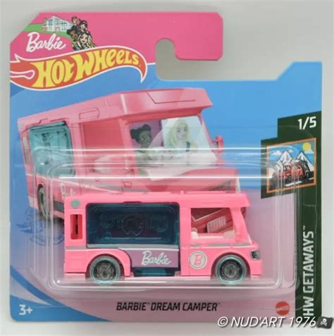 HOT WHEELS BARBIE Dream Camper Hw Getaways 1 5 2021 EUR 7 99