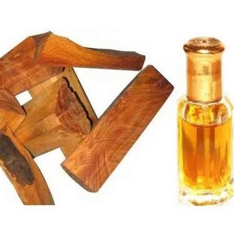 Yellow Concentrated Perfume Oil Sandalwood Attar Packaging Type Glass