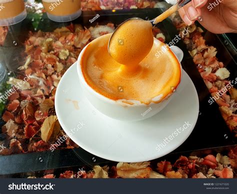Steam Milk Cup Hot Milk Tea Stock Photo Shutterstock
