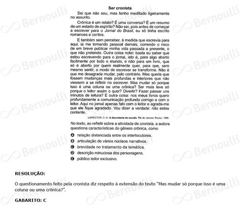 Enem 2022 1º Dia Caderno Amarelo Bernoulli Resolve