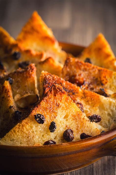 Individual Bread And Butter Puddings With Raisins Sultanas Recipe