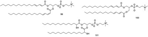 Several examples of the phospholipids with the polymerizable groups ...