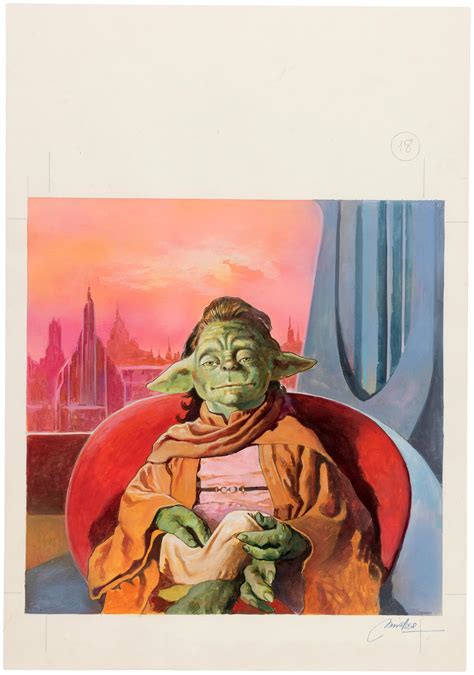 Hake's - YADDLE OF THE JEDI COUNCIL STAR WARS ORIGINAL ART BY JOSE ...