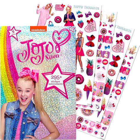 Jojo Siwa Star Sticker Book Over For Party Favor Rewards Gifts