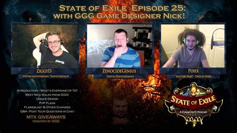 State Of Exile Podcast Ep Patch Flameblast Meta Q A