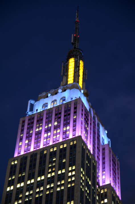 Picture Of Empire State Building Lit Up In Honor Of Only M Flickr