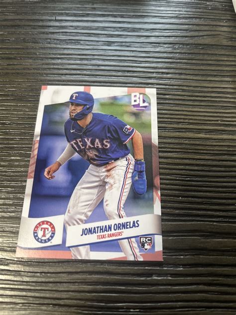 Topps Big League Baseball Rookie Card Jonathan Ornelas Texas