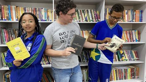 Projeto Escolar Potencializa Literatura Entre Estudantes Apoio Das