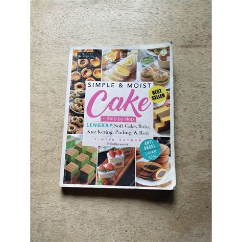 Jual Original Bekas Buku Resep Masakan Simple Moist CAKE Step By