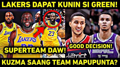 LAKERS SUPERTEAM DAW KASAMA SI GREEN KUZMA FREE AGENT NA GOOD