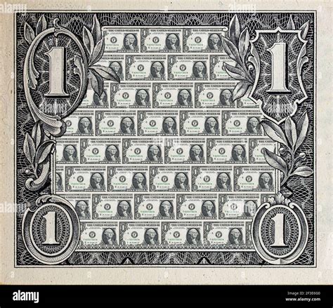 Modified decorative one dollar bill artwork for design purpose Stock ...