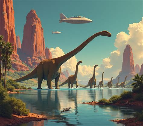 Alien Dinosaurs Prompts Stable Diffusion Online