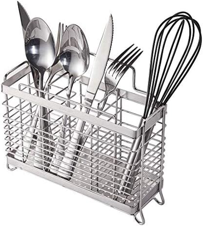 Adhesive 304 Stainless Steel Utensil Drying Rack Toothbrush Holder