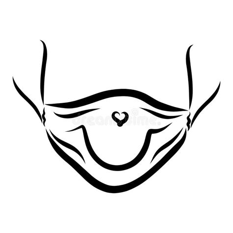 Big Smile Heart Stock Vector Illustration Of Facial 103521185