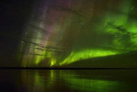 The Northern Lights Dancing Across The Skies