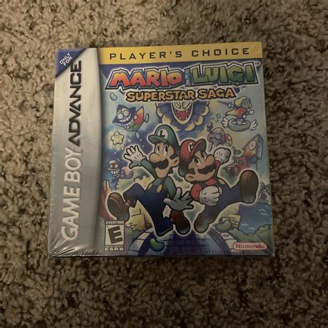 Mint New Sealed Mario Luigi Superstar Saga Game Boy Advance