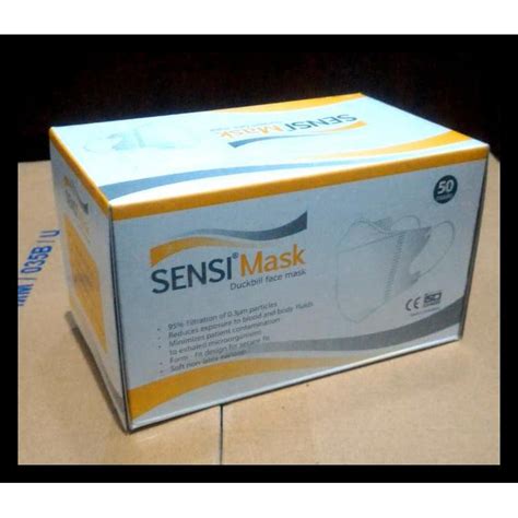 Jual Sensi Masker Mask Duck Bill Ply Karet Face Mask Debu Mulut Wajah