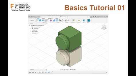 Autodesk Fusion Basics Extrusions And Sketches Tutorial