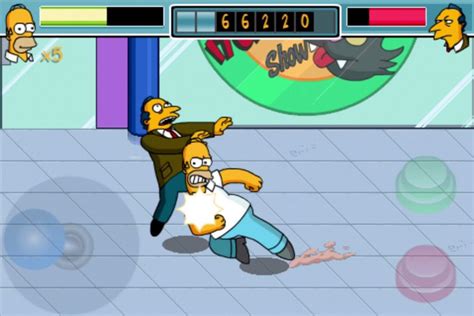 Screenshot Of The Simpsons Arcade IPhone 2009 MobyGames