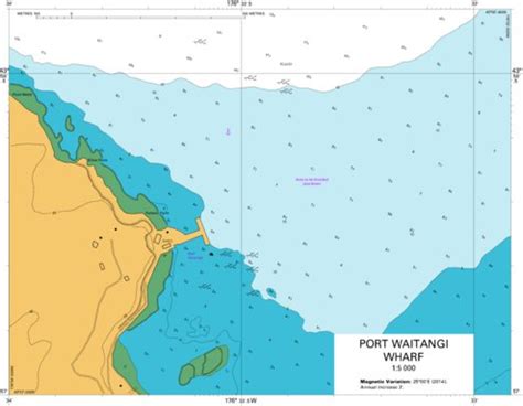 Waitangi Wharf Map by Land Information New Zealand | Avenza Maps