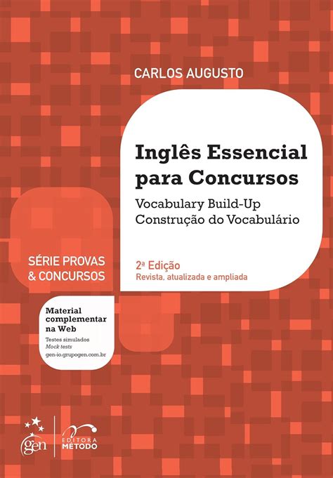 Série Provas Concursos Inglês Essencial para Concursos Vocabulary