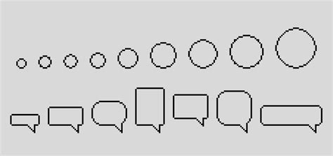 Set Of Pixel Speech Bubbles Vector Art At Vecteezy