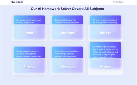 Question AI: Revolutionizing Homework with AI