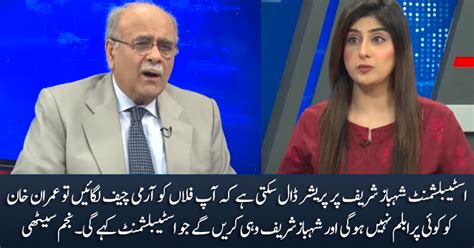 Establishment Can Pressurize Shahbaz Sharif To Appoint A Non