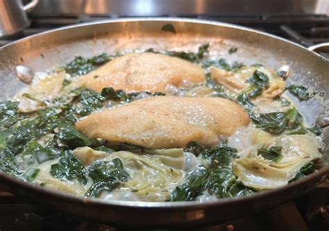 Martha Stewart's Creamy Lemon Chicken With Spinach & Artichokes Review