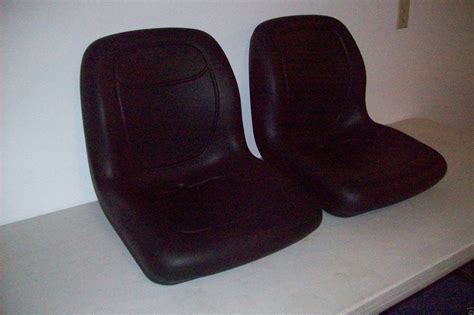 2 Black High Back Seats John Deere Trail Gator Gas Diesel 4x2 4x4 Hpx