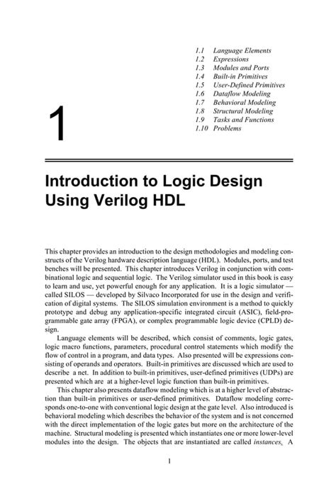 Verilog Hdl Design Examples Pdfdrive Pdf