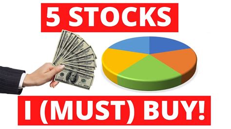 5 Stocks I Definitely Want To Buy In The Next Stock Market Crash