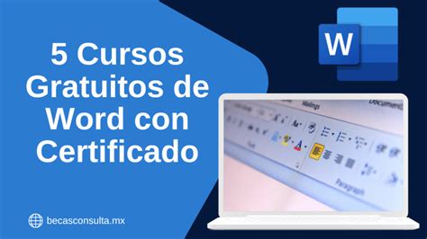 Cursos Gratuitos De Word Con Certificado Becasconsulta