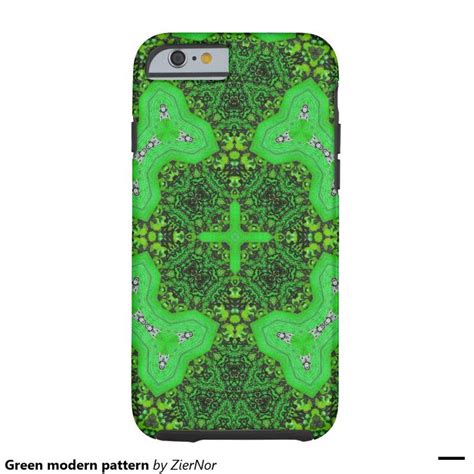 Green Modern Pattern Tough Iphone 6 Case Abstract Iphone Case Blue