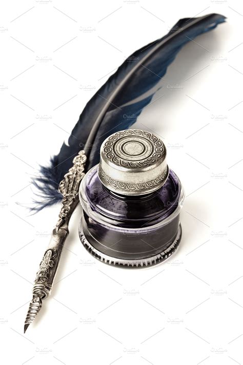 Quill pen and inkwell | High-Quality Stock Photos ~ Creative Market