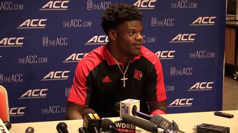 Lamar Jackson Clemson Post Game 10 1 2016 Youtube