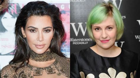 Lena Dunham Supports Kim Kardashian Amid Criticism Of Her Nude Selfies