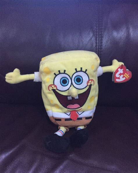 Spongebob Squarepants Beanie Baby on Mercari | Baby beanie, Baby bean ...