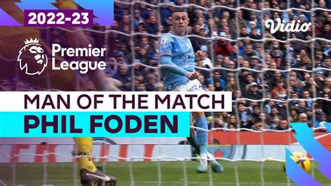 Aksi Man Of The Match Phil Foden Man City Vs Newcastle Premier