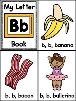 *FREEBIE* Letter B Alphabet Picture Book by Brittany Melzer | TPT