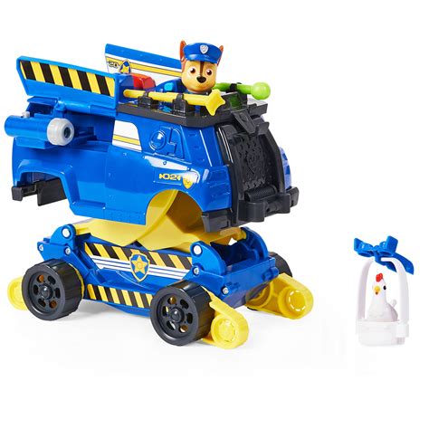 Buy Paw Patrol Chase Rise And Rescue Transforming Toy Car With Action