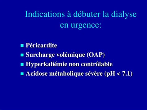 Ppt La Dialyse Pour Les Nuls Powerpoint Presentation Id