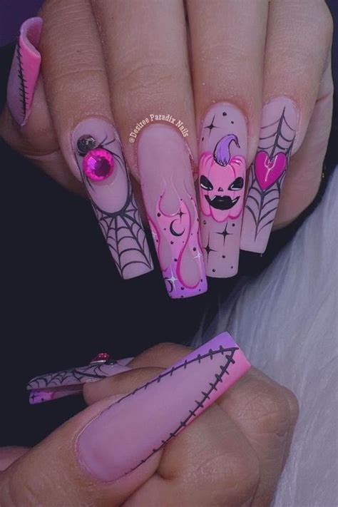 Holloween Nails Halloween Acrylic Nails Acrylic Nails Coffin Short Halloween Nail Designs