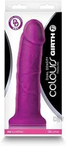 Amazon Colours Dual Density Girth 7 In Dildo Purple Health Household