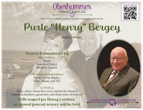 Oberhammer Funeral Chapels Ltd. | Rimbey AB