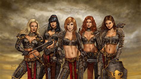 Fantasy Female Warrior Wallpapers 77 Images