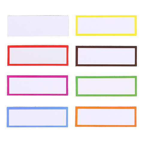 40pcs Writable Dry Erase Magnetic Labels Magnetic Name Plate Tag Labels - Walmart.com