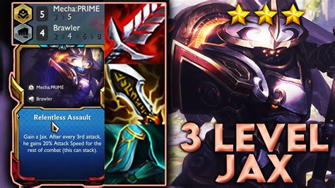 KAFALARA ZINK 3 LEVEL MECHA PRİME JAX CARRY TFT Set 8 Bahtam