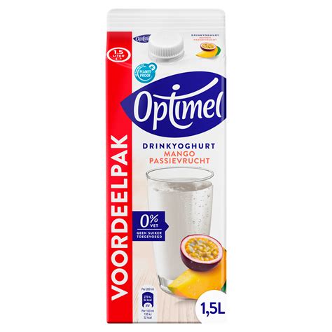 Optimel Drink Mangopassie 0 Vet Per Pak 1500 Ml